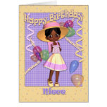 Niece Birthday Card - Cute Little Girl