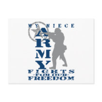 Niece Fights Freedom - ARMY Post Card