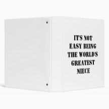 Niece Vinyl Binders