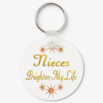 Nieces Brighten My Life keychains
