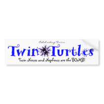 Nieces-Nephews Bumper (MF) bumper stickers by TwinTurtlesOnline Nieces-Nephews Bumper (MF) bumper stickers