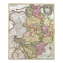 Niederrhein-Westfalen Map posters by Dividenda Niederrhein-Westfalen Map posters