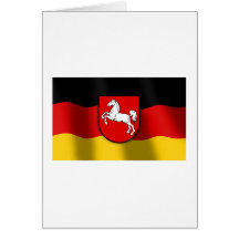 Niedersachsen coat of arms greeting card