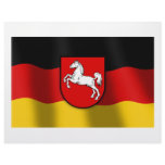 Niedersachsen coat of arms customized letterhead
