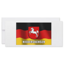 Niedersachsen coat of arms rack cards