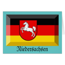 Niedersachsen Flag Gem cards by Vexillophile Niedersachsen Flag Gem cards