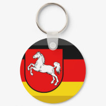 Niedersachsen Flag Gem keychains by Vexillophile Niedersachsen Flag Gem keychains