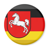 Niedersachsen Flag Gem magnets