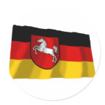 Niedersachsen Flag Sticker