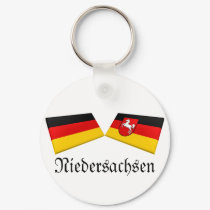 Niedersachsen, Germany Flag Tiles keychains by Vexillophile Niedersachsen, Germany Flag Tiles keychains