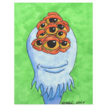 Nieneh the 9 eyed monster letterhead by BeMusedArt Nieneh the 9 eyed monster letterhead