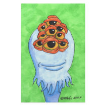 Nieneh the 9 eyed monster stationery by BeMusedArt Nieneh the 9 eyed monster stationery