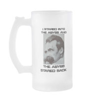 Nietzche -The Abyss Stared Back Coffee Mug