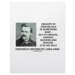 Nietzsche Insanity Rare In Individuals Quote Custom Letterhead