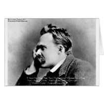 Nietzsche "Pride Vs Memory" Wisdom Quote Gifts/Tee cards