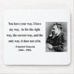 Nietzsche Quote 1b Mouse Pad