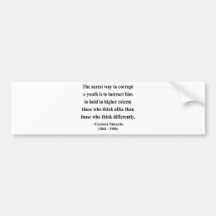 Nietzsche Quote 2a Bumper Sticker