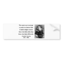 Nietzsche Quote 2b bumper stickers by brainburst Nietzsche Quote 2b bumper stickers