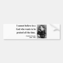 Nietzsche Quote 2b Bumper Sticker