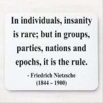 Nietzsche Quote 3a Mouse Pads