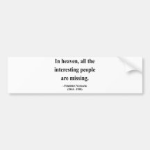 Nietzsche Quote 4a Bumper Stickers