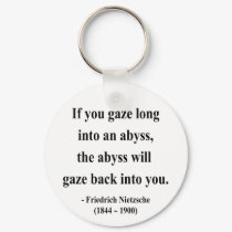 Nietzsche Quote 4a keychains