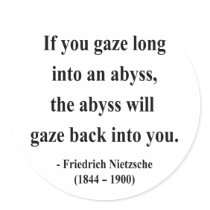 Nietzsche Quote 4a Sticker