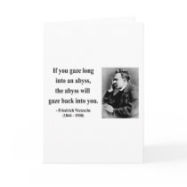 Nietzsche Quote 4b Greeting Cards