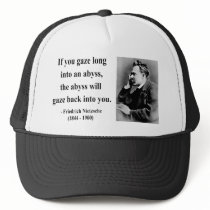 Nietzsche Quote 4b Trucker Hats