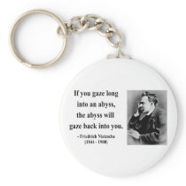 Nietzsche Quote 4b Keychains