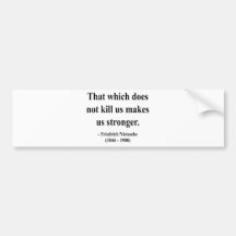 Nietzsche Quote 5a Bumper Sticker
