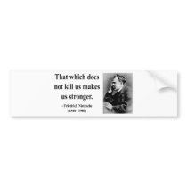 Nietzsche Quote 5b Bumper Sticker