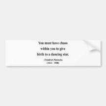 Nietzsche Quote 6a Bumper Stickers