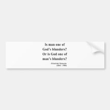 Nietzsche Quote 6a Bumper Stickers
