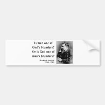 Nietzsche Quote 6b Bumper Stickers
