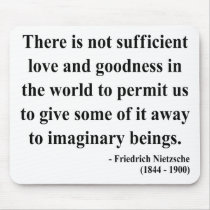 Nietzsche Quote 7a mousepads
