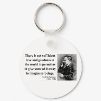 Nietzsche Quote 7b keychains