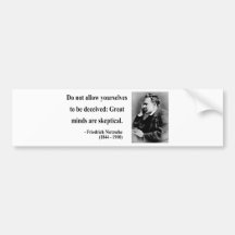 Nietzsche Quote 9b Bumper Sticker