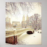 Nieve del Central Park - invierno Nueva York Impresiones