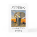 NIFFTY 50 Birthday Card by imperfectiomism NIFFTY 50 Birthday Card