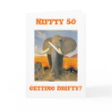 Niffty 50 Birthday Card