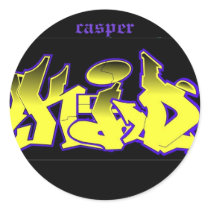niffty kid, casper stickers