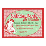 Nifty 50's Birthday Party Invitation