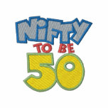 Nifty To Be 50 Embroidered Track Jacket