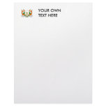 Niger Coat of Arms Customized Letterhead