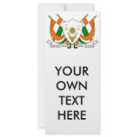 Niger Coat of Arms Customized Rack Card