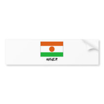 Niger Flag bumper stickers by flagshirt Niger Flag bumper stickers