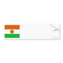 Niger Flag bumper stickers by Vexillophile Niger Flag bumper stickers