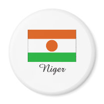 Niger Flag Design magnets