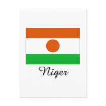 Niger Flag Design postcards by flagshirt Niger Flag Design postcards